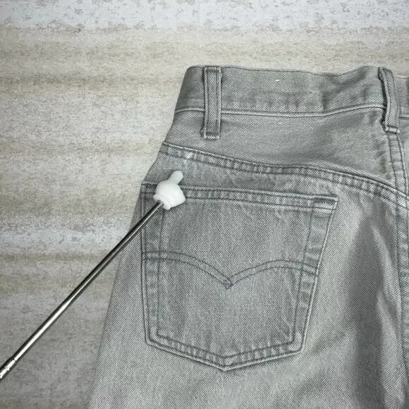 True Vintage 70s Levis Jeans 501 31x30 Regular Straight Light Grey Made in USA